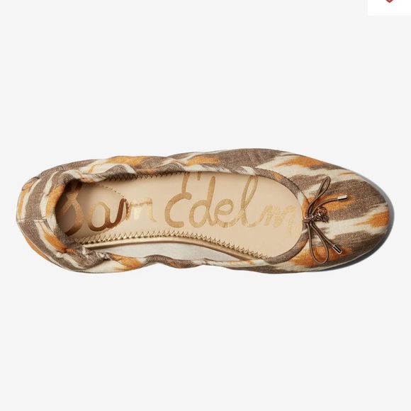 Sam Edelman Felicia Ballet Flat in Grey Linen Size 7 - Picture 2 of 11